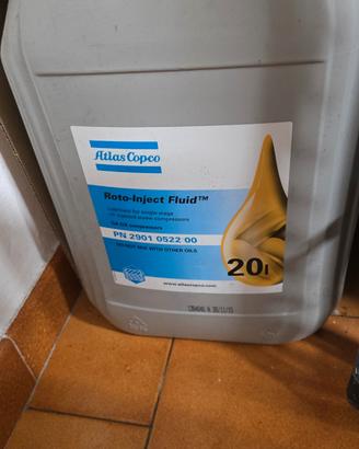 Olio compressore Atlas Copco Roto-Inject Fluid 20L