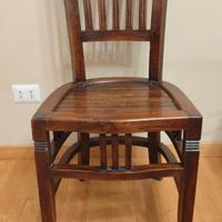 Set 4 Sedie in legno teak massello