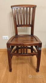 Set 4 Sedie in legno teak massello