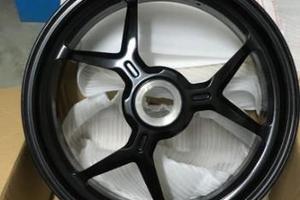 Cerchio ruota posteriore nero Supersport 2017