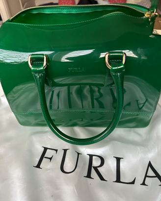 Furla borsa bauletto in plastica