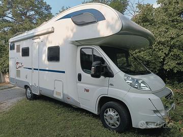37.900Km, Camper mansardato Giottyline, Perfetto