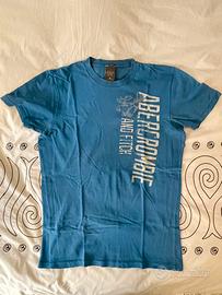 T-shirt Abercrombie & Fitch azzurra