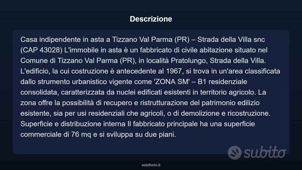 Casa – Tizzano Val Parma, Pratolungo - Vista 4