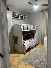 cameretta completa + parete attrezzata