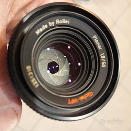 Rollei Zeiss planar 50 mm F 1.8 Fujifilm 