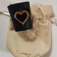 Bracciale polsino cuoio