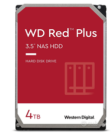 WD Red Plus 4TB per NAS Hard Disk   B0BDXSK2K7