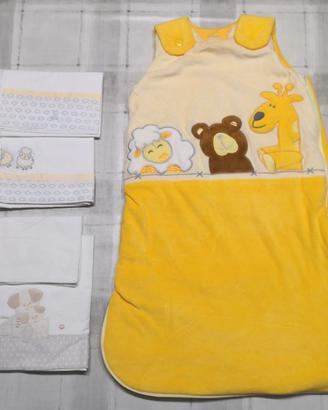 Sacco nanna Prenatal + set Lenzuolino
