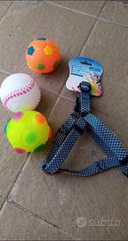 Pettorina per cani Nobleza + palline colorate