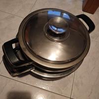 Set pentole AMC acciaio inox 8053 - 4 pezzi + 2 co