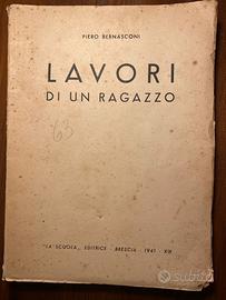 "Lavori di un ragazzo" - Piero Bernasconi (1941)