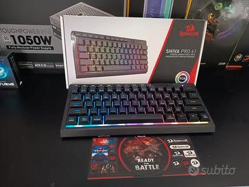 Tastiera wireless RGB - Redragon shiva pro 61