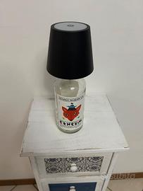 Lampada con bottiglia gin Etneum LED wireless