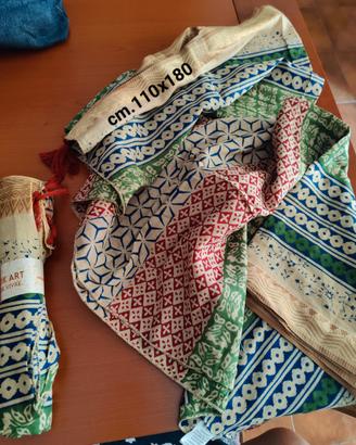 2 gran foulard in puro cotone