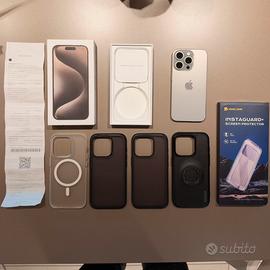 Iphone 15 pro 256gb titanio naturale