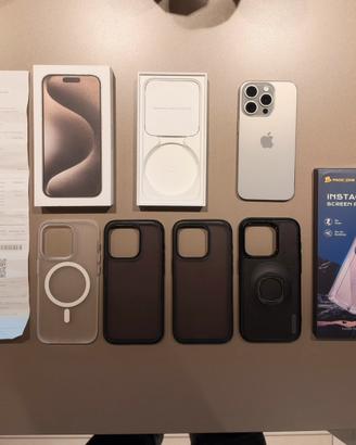 Iphone 15 pro 256gb titanio naturale
