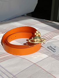 Cintura nuova Vivienne Westwood orange vera pelle