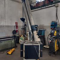 Aspiratore fumi carrellato