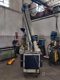 Aspiratore fumi carrellato