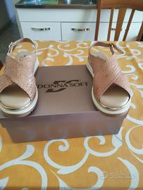Sandali Donna Soft DS1800 beige, taglia 36
