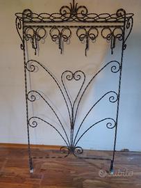 Appendiabiti in ferro battuto 