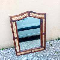 specchiera e scrivania in legno 140€