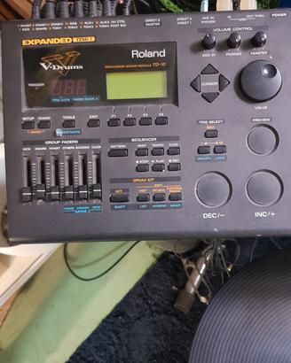 TD 10 trasformata in batteria acustica