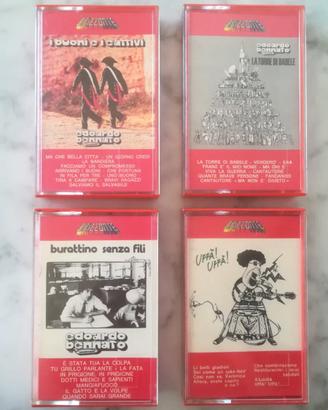 LOTTO 4 MUSICASSETTE MC EDOARDO BENNATO Ricordi