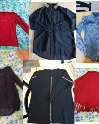 lotto 6 capi donna tg M 