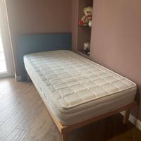 LETTO SINGOLO CON MATERASSO MEMORY