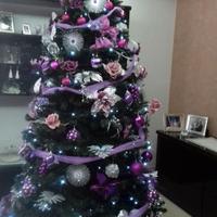 Albero di Natale mt. 2,50 compreso di addobbi