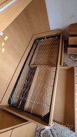 armadio ponte, con struttura letto