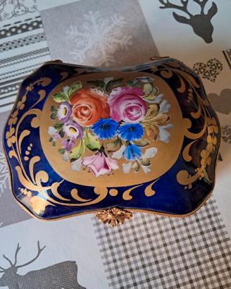 COFANETTO LIMOGES DIPINTO A MANO