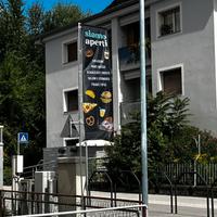 bandiera pubblicità negozio...bar