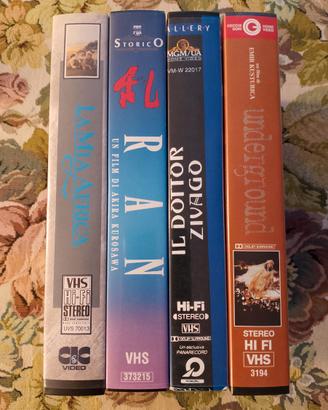 Lotto 4 VHS Film D'Autore E Capolavori Del Cinema