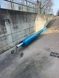 Rullo più telo mille bolle per piscina