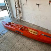 Canoa biposto in vetroresina