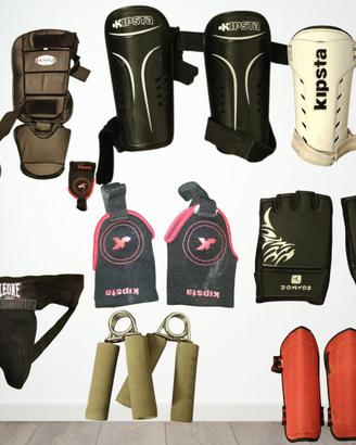 Lotto diverse attrezzature sportive