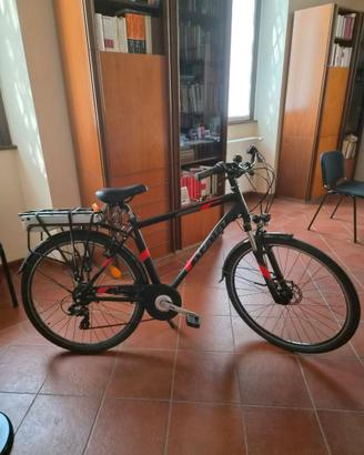 Bici elettrica ATALA E-RUN 6.1 FS NERO/ROSSO NEON