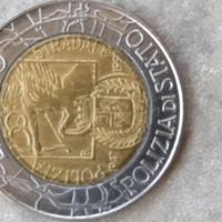Moneta 500 lire polizia di stato
