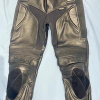 Pantalone moto Belstaff in pelle stile vintage new