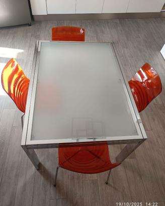 Tavolo con 2 sedie Calligaris