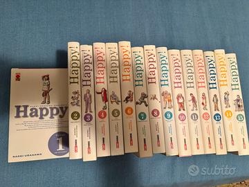 Happy! Vol.1-15 completa Naoki Urusawa manga