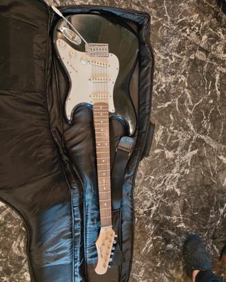 chitarra elettrica staff Stratocaster.