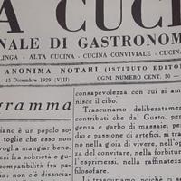 LA CUCINA ITALIANA- ANNO 1 N1°  ANNO 1929
