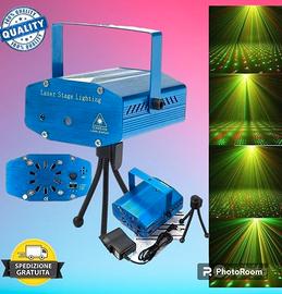 Mini PROIETTORE LASER Feste LUCI DI NATALE STAGE