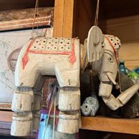 Marionetta elefante artigianato Indiano
