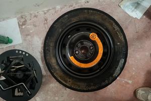 Ruotino di scorta originale 135/80 R14 per Fiat Pu