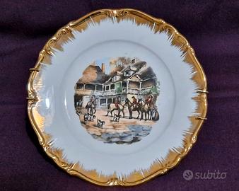 Piatto in porcellana vintage Edelstein Bavaria